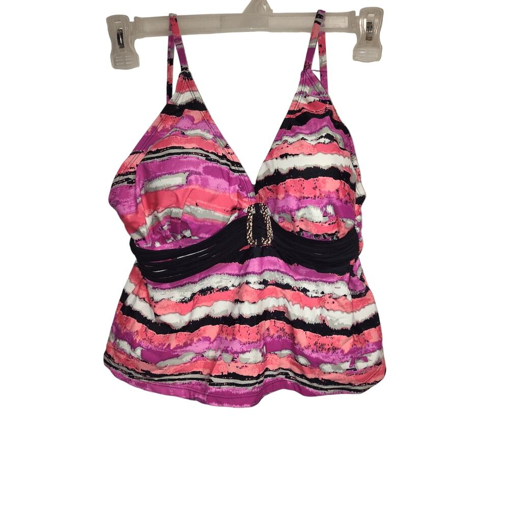 Faded Glory Women's Swim Top Size 1X